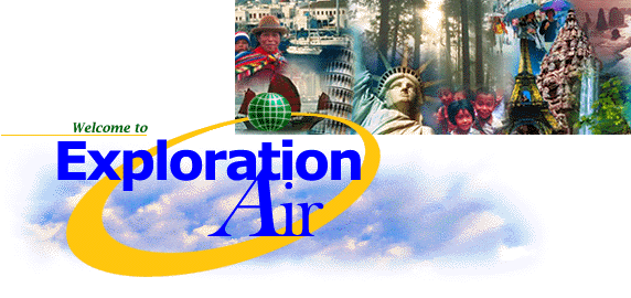Exploration Air's welcoming logo